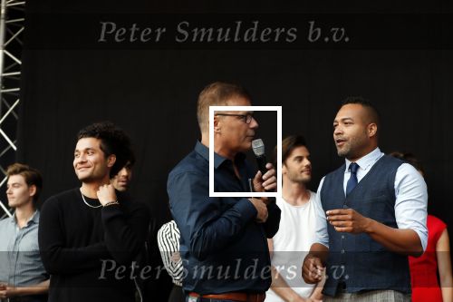 Hilversum 30 augustus 2018
Eerste aflevering GTST (goede tijden slechte tijden) in de bioscoop in Hilversum. Everon Jackson hooi