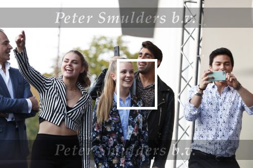 Hilversum 30 augustus 2018
Eerste aflevering GTST (goede tijden slechte tijden) in de bioscoop in Hilversum. Faye Bezemer