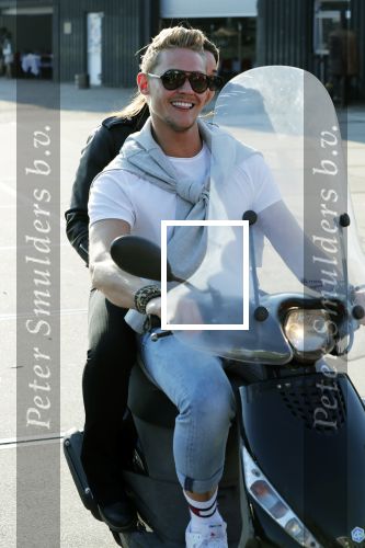Amsterdam 2 september 2018
Presentatie ondergoedlijn  Iamtoro van Everon Jackson en zijn compagnons Mark v Eck en Roland Ykel. Ferry Doedens mop scooter