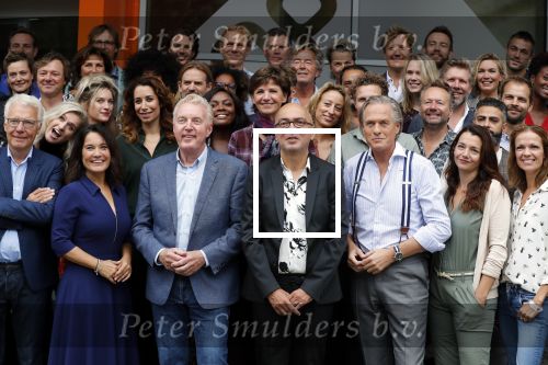 Hilversum 28 augustus 2018
Najaarspresentatie NPO op het mediapark.
Frans Klein en Jort Kelder Andre v Duin en Dionne de Graaff
