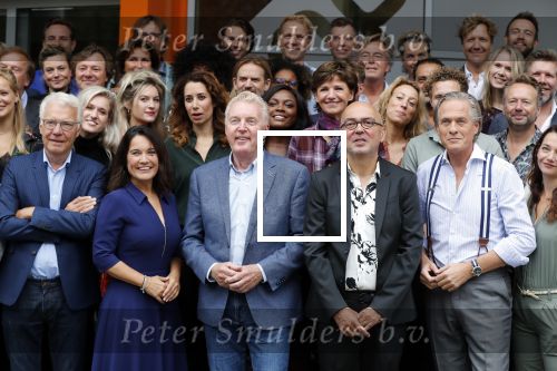 Hilversum 28 augustus 2018
Najaarspresentatie NPO op het mediapark.
Frans Klein en Jort Kelder Andre v Duin en Dionne de Graaff