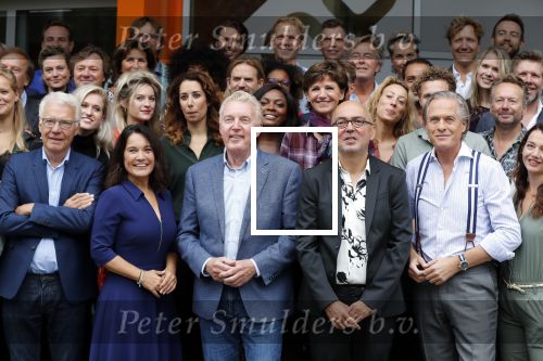 Hilversum 28 augustus 2018
Najaarspresentatie NPO op het mediapark.
Frans Klein en Jort Kelder Andre v Duin en Dionne de Graaff