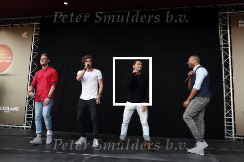 Hilversum 30 augustus 2018
Eerste aflevering GTST (goede tijden slechte tijden) in de bioscoop in Hilversum. GTST boyband Doria Bindels Ferry Doedens Everon Jackson Hooi en Alkan Coklu