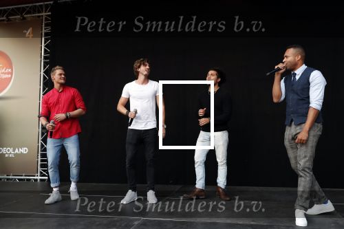 Hilversum 30 augustus 2018
Eerste aflevering GTST (goede tijden slechte tijden) in de bioscoop in Hilversum. GTST boyband Doria Bindels Ferry Doedens Everon Jackson Hooi en Alkan Coklu