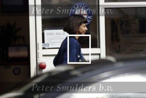 Amsterdam 27 augustus 2018
Georgina Verbaan met dochter boodschappen aan het doen.