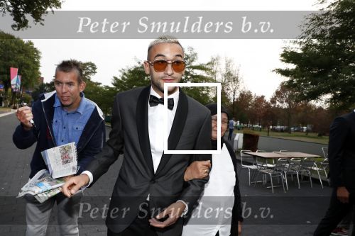 Hilversum 3 september 2018
Telegraaf voetballer van het jaar in studio 21. Hakim Ziyech kwam met zijn moeder en Manager Mustapha Nakhli.
