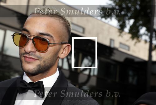 Hilversum 3 september 2018
Telegraaf voetballer van het jaar in studio 21. Hakim Ziyech kwam met zijn moeder en Manager Mustapha Nakhli.