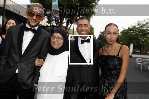 Hilversum 3 september 2018
Telegraaf voetballer van het jaar in studio 21. Hakim Ziyech kwam met zijn moeder en Manager Mustapha Nakhli.