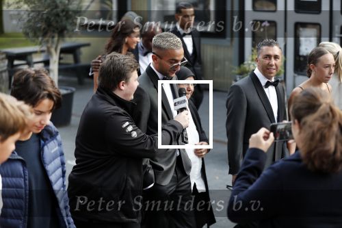 Hilversum 3 september 2018
Telegraaf voetballer van het jaar in studio 21. Hakim Ziyech kwam met zijn moeder en Manager Mustapha Nakhli.