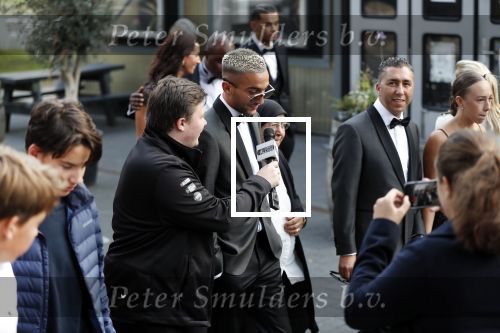 Hilversum 3 september 2018
Telegraaf voetballer van het jaar in studio 21. Hakim Ziyech kwam met zijn moeder en Manager Mustapha Nakhli.