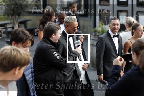Hilversum 3 september 2018
Telegraaf voetballer van het jaar in studio 21. Hakim Ziyech kwam met zijn moeder en Manager Mustapha Nakhli.