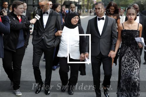 Hilversum 3 september 2018
Telegraaf voetballer van het jaar in studio 21. Hakim Ziyech kwam met zijn moeder en Manager Mustapha Nakhli.