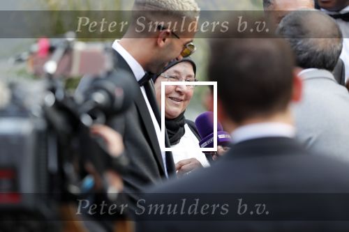 Hilversum 3 september 2018
Telegraaf voetballer van het jaar in studio 21. Hakim Ziyech kwam met zijn moeder en Manager Mustapha Nakhli.