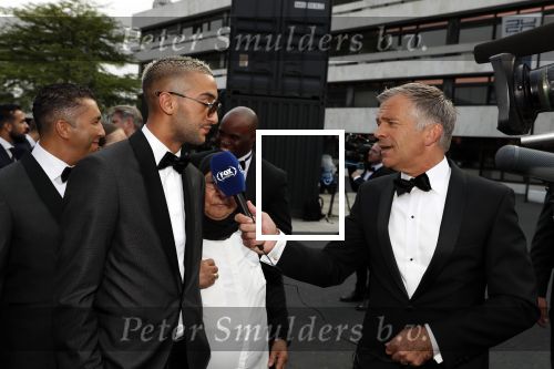 Hilversum 3 september 2018
Telegraaf voetballer van het jaar in studio 21. Hakim Ziyech