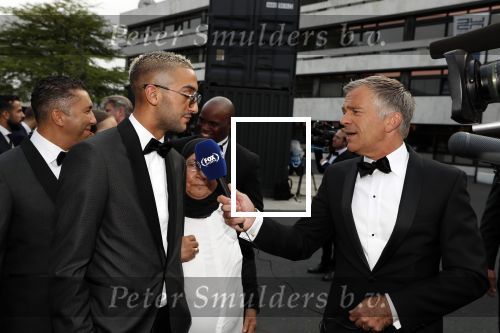 Hilversum 3 september 2018
Telegraaf voetballer van het jaar in studio 21. Hakim Ziyech