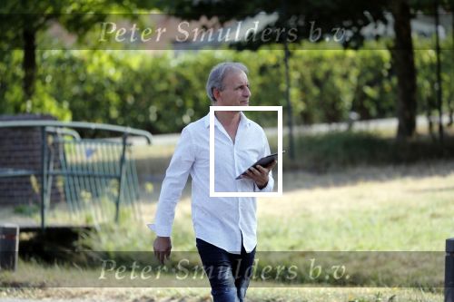 Wernhout 3 augustus 2018
Johan Vlemmix kijkt naar huizen op het park Patersven in Wernhout. Ook Patricia Paay en haar man Robert Hinfelaar hebben er een huis.
