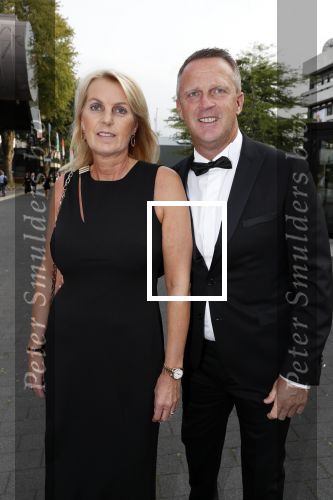 Hilversum 3 september 2018
Telegraaf voetballer van het jaar in studio 21. John v d Brom met zijn vrouw
