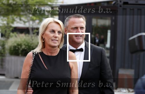 Hilversum 3 september 2018
Telegraaf voetballer van het jaar in studio 21. John v d Brom met zijn vrouw