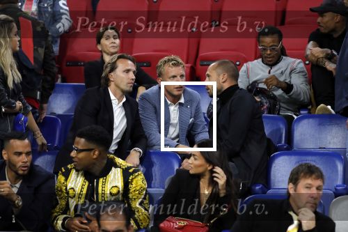 Amsterdam 6 mei 2018
Nederland-Peru 2-1 . Afscheidswedstrijd Wesley Sneijder . Zijn vrouw Yolanthe Sneijder Cabau en zoons Jessey en Xess Xava zijn natuurlijk aanwezig. Boudewijn Zenden Dirk Kuyt en Johnny Heitinga