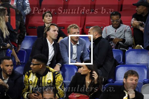 Amsterdam 6 mei 2018
Nederland-Peru 2-1 . Afscheidswedstrijd Wesley Sneijder . Zijn vrouw Yolanthe Sneijder Cabau en zoons Jessey en Xess Xava zijn natuurlijk aanwezig. Boudewijn Zenden Dirk Kuyt en Johnny Heitinga