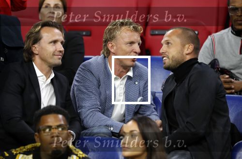 Amsterdam 6 mei 2018
Nederland-Peru 2-1 . Afscheidswedstrijd Wesley Sneijder . Zijn vrouw Yolanthe Sneijder Cabau en zoons Jessey en Xess Xava zijn natuurlijk aanwezig. Boudewijn Zenden Dirk Kuyt en Johnny Heitinga