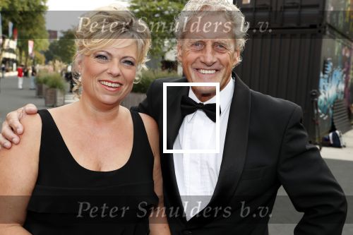 Hilversum 3 september 2018
Telegraaf voetballer van het jaar in studio 21. Kees Kist met zijn vrouw