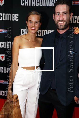 Amsterdam 3 september 2018
Premiere Catacombe in Tuschinski. Kevin Janssens met partner