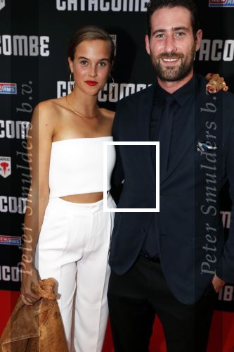 Amsterdam 3 september 2018
Premiere Catacombe in Tuschinski. Kevin Janssens met partner