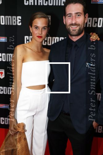 Amsterdam 3 september 2018
Premiere Catacombe in Tuschinski. Kevin Janssens met partner