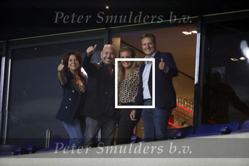 Amsterdam 6 mei 2018
Nederland-Peru 2-1 . Afscheidswedstrijd Wesley Sneijder . Zijn vrouw Yolanthe Sneijder Cabau en zoons Jessey en Xess Xava zijn natuurlijk aanwezig. Lesley Bamberger en David Bijlsma met hun vrouwen