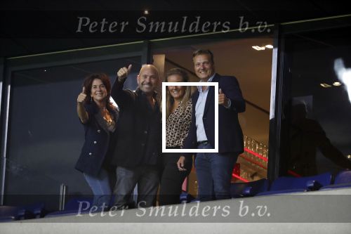 Amsterdam 6 mei 2018
Nederland-Peru 2-1 . Afscheidswedstrijd Wesley Sneijder . Zijn vrouw Yolanthe Sneijder Cabau en zoons Jessey en Xess Xava zijn natuurlijk aanwezig. Lesley Bamberger en David Bijlsma met hun vrouwen