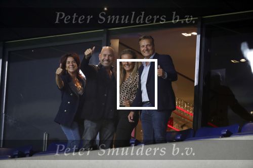Amsterdam 6 mei 2018
Nederland-Peru 2-1 . Afscheidswedstrijd Wesley Sneijder . Zijn vrouw Yolanthe Sneijder Cabau en zoons Jessey en Xess Xava zijn natuurlijk aanwezig. Lesley Bamberger en David Bijlsma met hun vrouwen