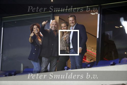 Amsterdam 6 mei 2018
Nederland-Peru 2-1 . Afscheidswedstrijd Wesley Sneijder . Zijn vrouw Yolanthe Sneijder Cabau en zoons Jessey en Xess Xava zijn natuurlijk aanwezig. Lesley Bamberger en David Bijlsma met hun vrouwen