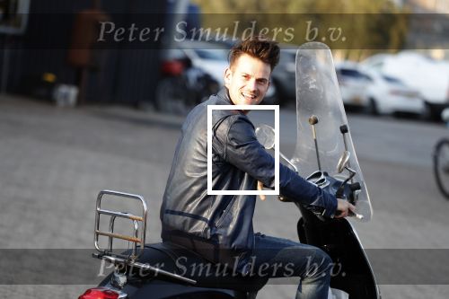 Amsterdam 2 september 2018
Levi v Kempen op zijn scooter.