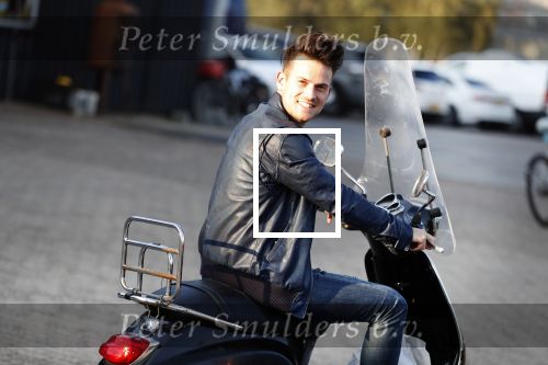 Amsterdam 2 september 2018
Levi v Kempen op zijn scooter.