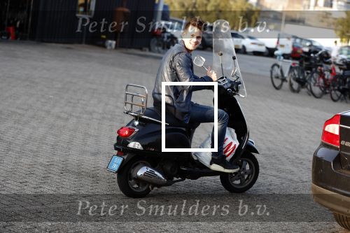 Amsterdam 2 september 2018
Levi v Kempen op zijn scooter.