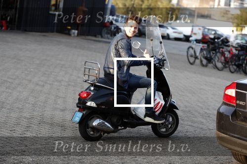 Amsterdam 2 september 2018
Levi v Kempen op zijn scooter.