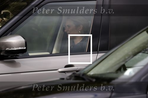Amsterdam 27 augustus 2018
Lieke v Lexmond in haar nieuwe Range Rover .