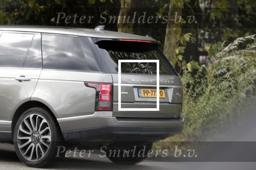 Amsterdam 27 augustus 2018
Lieke v Lexmond in haar nieuwe Range Rover .