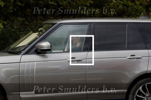 Amsterdam 27 augustus 2018
Lieke v Lexmond in haar nieuwe Range Rover .