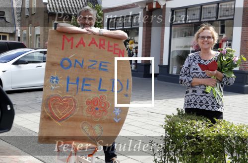 Waspik Waalwijk 26 augustus 2018
Huldiging Maarten v d Weijdenin Waalwijk en met familie bij zijn huis. Zijn vrouw Daisy en kinderen Phileine en Robien waren er natuurlijk bij. fan