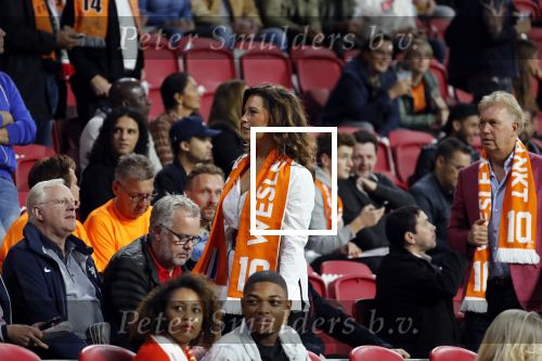Amsterdam 6 mei 2018
Nederland-Peru 2-1 . Afscheidswedstrijd Wesley Sneijder . Zijn vrouw Yolanthe Sneijder Cabau en zoons Jessey en Xess Xava zijn natuurlijk aanwezig. Marcel Boekhoorn met zijn vriendin Rebecca Cabau.