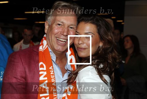 Amsterdam 6 mei 2018
Nederland-Peru 2-1 . Afscheidswedstrijd Wesley Sneijder . Zijn vrouw Yolanthe Sneijder Cabau en zoons Jessey en Xess Xava zijn natuurlijk aanwezig. Marcel Boekhoorn met zijn vriendin Rebecca Cabau.