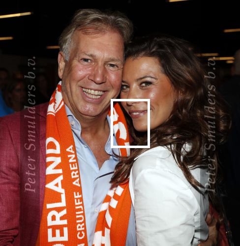 Amsterdam 6 mei 2018
Nederland-Peru 2-1 . Afscheidswedstrijd Wesley Sneijder . Zijn vrouw Yolanthe Sneijder Cabau en zoons Jessey en Xess Xava zijn natuurlijk aanwezig. Marcel Boekhoorn met zijn vriendin Rebecca Cabau.