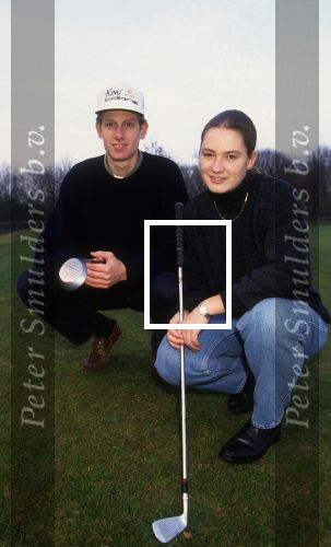 Valkenswaard, 8 Februari 1994 
Eindhovensche Golf Marcella Neggers en Maarten Lafeber