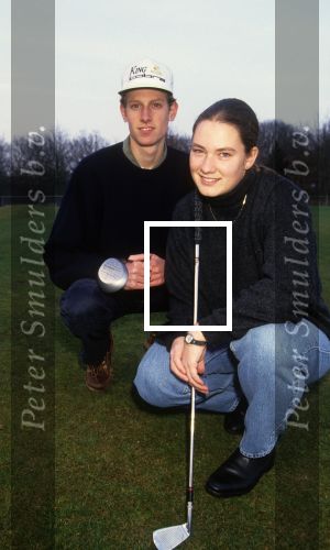 Valkenswaard, 8 Februari 1994 
Eindhovensche Golf Marcella Neggers en Maarten Lafeber