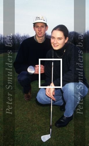 Valkenswaard, 8 Februari 1994 
Eindhovensche Golf Marcella Neggers en Maarten Lafeber