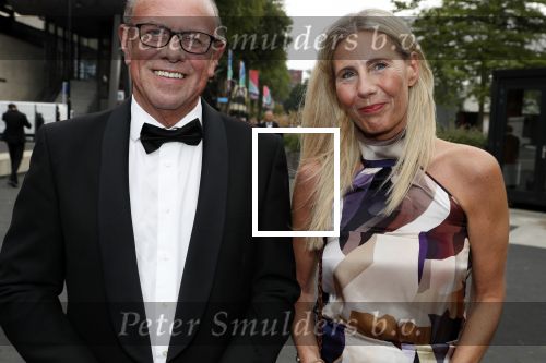 Hilversum 3 september 2018
Telegraaf voetballer van het jaar in studio 21. Mart v d Heuvel met vrouw