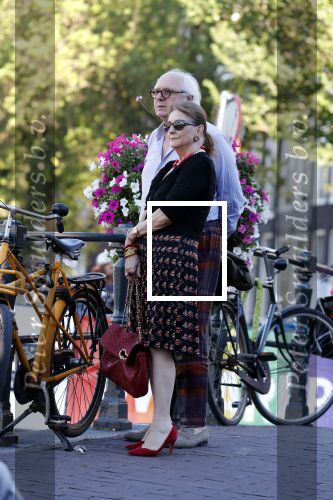 Amsterdam 3 augustus 2018
Matthijs v Heijningen met zijn vrouw in Amsterdam.