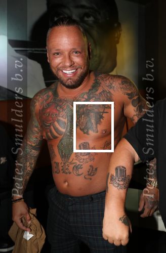 Veghel, 30 Augustuss 2018
Michael v d Plas met tatoeage \